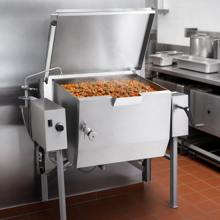 Product image #4 for Classic 40-Gallon Wall-Mounted Gas Tilting Skillet