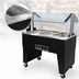Thumbnail image #4 for Advance Tabco Triumph Supreme 3-Well Portable Electric Hot Food Buffet Table, 120V, Open Base