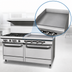 Thumbnail image #4 for Southbend S-Series 60-Inch Gas Restaurant Range with 6 Open Burners, 24-Inch Griddle, Convection Oven, and Cabinet Base