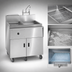 Thumbnail image #4 for Imperial IPC-RS-14 12 Gallon Single-Tank Stainless Steel Pasta Rinse Station