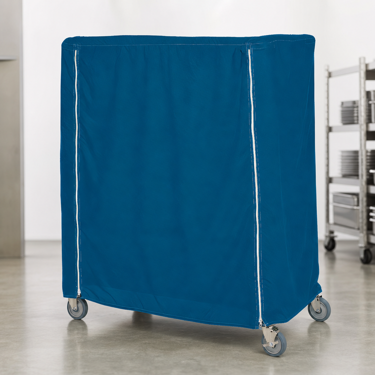 Product image #4 for Metro Queen Mary & Banquet Cart Cover, 48 x 24 x 74 Inches, Mariner Blue