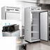 Thumbnail image #4 for Everest Refrigeration ESPT-1S-1S One-Section Pass-Thru Reach-In Refrigerator, 23 Cu. Ft., 29-1/4 Inch Wide, Solid Front/Rear, Top-Mounted Compressor
