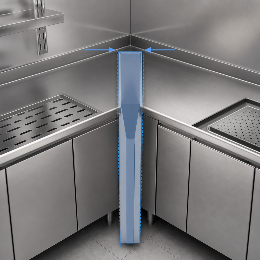 5° Inside Wedge Design