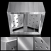 Thumbnail image #4 for John Boos 42 x 42 x 25 Inch Ventless Condensate Hood, Ceiling Mount, Stainless Steel