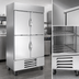 Thumbnail image #4 for Beverage-Air Horizon Series Two-Section Reach-In Freezer with Lockable Solid Half Doors, 44 Cu. Ft., Bottom Mount