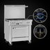 Thumbnail image #4 for Southbend Ultimate 36-Inch Gas Restaurant Range with 2 Non-Clog Burners, 24-Inch Thermostatic Griddle, and Standard Oven