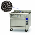 Thumbnail image #4 for Imperial (Middleby) Spec Series IHR-6-XB 36-Inch Heavy-Duty 6 Open Burner Gas Range with Open Cabinet Base, Manual Controls, 240,000 BTU