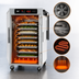 Thumbnail image #5 for Metro HotBlox Narrow 8-Pan Pass-Thru Undercounter Heated Holding Cabinet with Digital Touchscreen and Solid Front / Clear Rear Doors