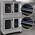 Thumbnail image #4 for Southbend Platinum Series Full-Size Standard-Depth Double Deck Gas Convection Oven with Standard Controls and Independent Doors