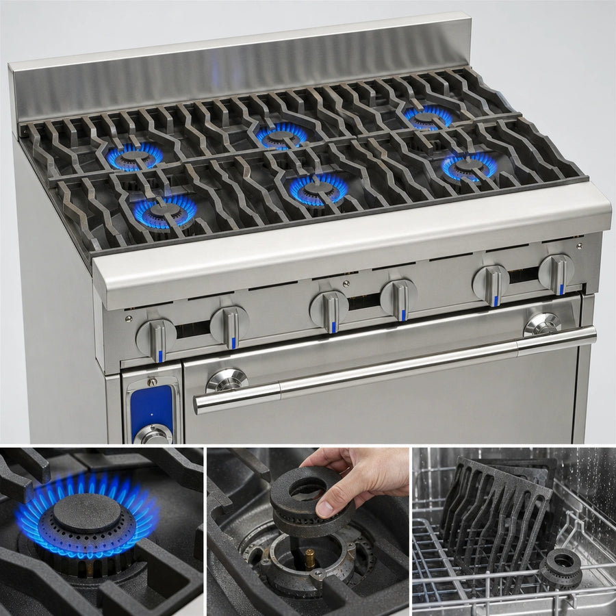 High-Performance Open Burners
