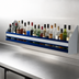 Thumbnail image #4 for Advance Tabco Prestige Signature Series Single-Tier 96-Inch Stainless Steel Speed Rail, 24-Bottle Capacity
