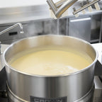Thumbnail image #3 for Crown ELTM-60 60 Gallon Electric Tilting Mixer Kettle with 2/3 Steam Jacket