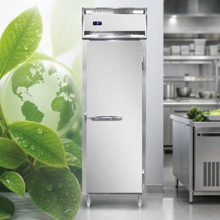 Product image #4 for Continental Refrigerator D1FSNSS Designer Line 1-Section Shallow Depth Reach-In Freezer with Stainless Steel Interior & Exterior