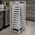 Thumbnail image #4 for Aluminum End-Load Reach-In Bun Pan / Steam Table Pan Rack, 10-Pan Capacity