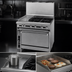 Thumbnail image #4 for Titan JTRH-24G-1HT Heavy Duty 36-Inch Gas Range with 12