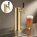 Thumbnail image #4 for Perlick Corporation EA2100-1TF-2 Air-Cooled Single-Faucet Brass Beer Tower Draft Arm, Countertop Mount, Tarnish-Free Finish