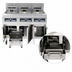 Thumbnail image #4 for Frymaster RE High Efficiency Three-Tank Electric Fryer Battery with Built-In Filtration