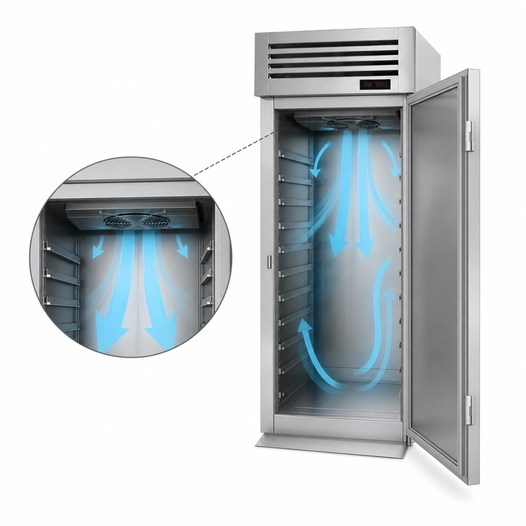 Product image #4 for Turbo Air PRO Series Roll-In Heated Cabinet with Solid Door, Single-Section, 35.51 Cu. Ft., 115V