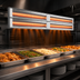 Thumbnail image #4 for Hatco Glo-Ray 60-Inch Unlighted Dual Infrared Strip Heater with Aluminum Housing and 3-Inch Spacer