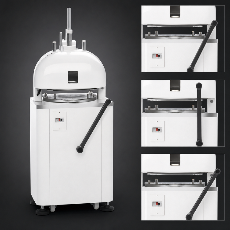 Product image #5 for Trento Manual Bun Rounding Divider, 15-Piece, 220V, 3-Phase Floor Model