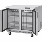 Thumbnail image #4 for Everest Refrigeration ETBSF2 Two-Section Stainless Steel Worktop Undercounter Freezer, 10.0 Cu. Ft., 2 Solid Doors, Bottom-Mounted Refrigeration