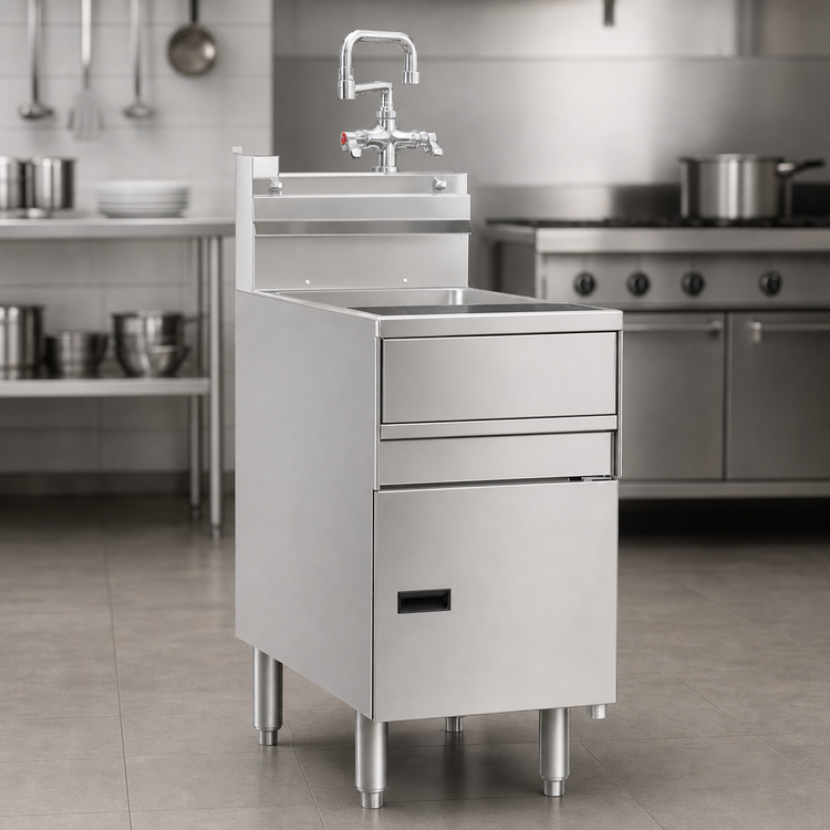 Product image #4 for Southbend NODR14 10-Gallon Stainless Steel Rinse Station with Faucet
