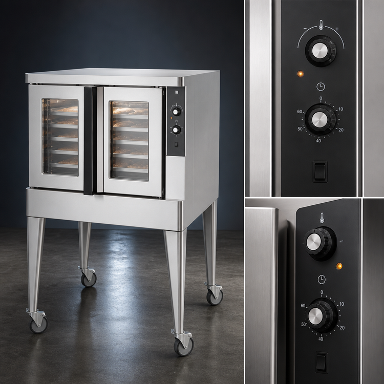 Product image #4 for Blodgett Zephaire Series ZEPH-200-E ADDL Bakery-Depth Single-Deck Electric Convection Oven, 5 Full-Size Pan Capacity