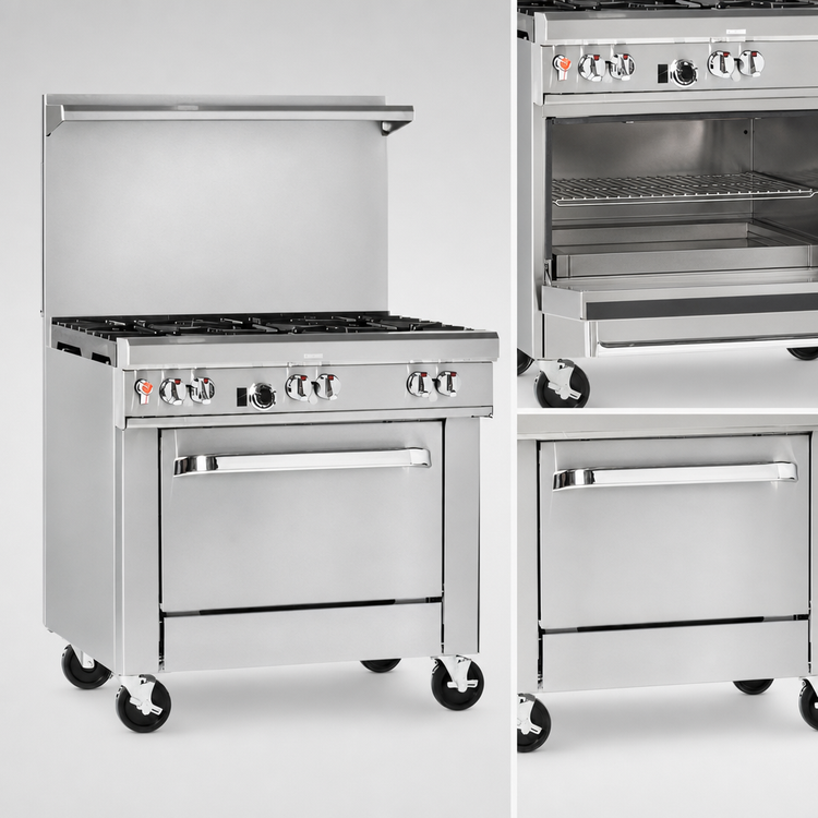 Product image #4 for Southbend Ultimate 36-Inch Gas Restaurant Range with 4 Pyromax Burners and Standard Oven
