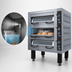 Thumbnail image #4 for BakeMax Electric 1-Deck Artisan Stone Deck Oven with Steam Injection and 18 x 26 Pan Capacity