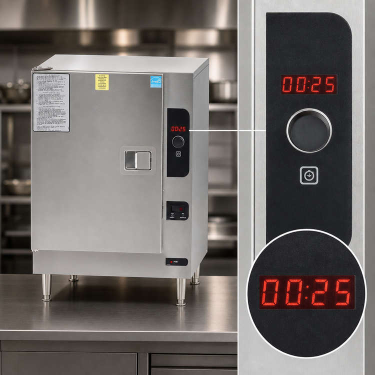 Product image #4 for Cleveland SteamChef 6 Boilerless Countertop Convection Steamer, 1 Compartment, 6-Pan Capacity, Electric, 208-240V, 3-Phase