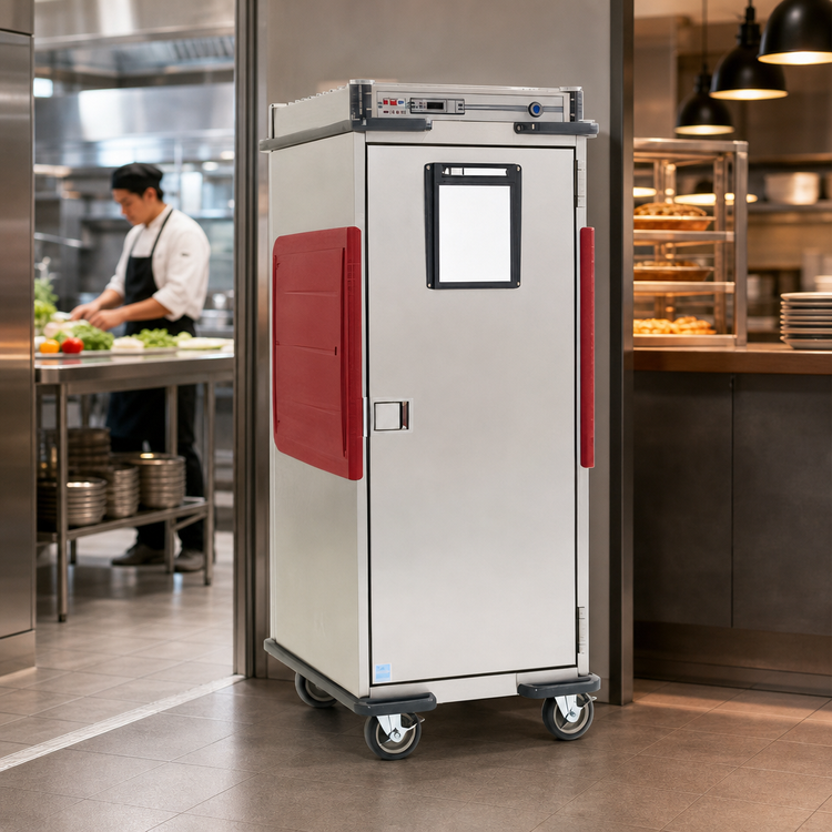 Product image #4 for Metro C5 Transport Armour Heavy-Duty Insulated Full-Height Mobile Heated Holding Cabinet, 16 Sheet Pan / 32 Hotel Pan Capacity