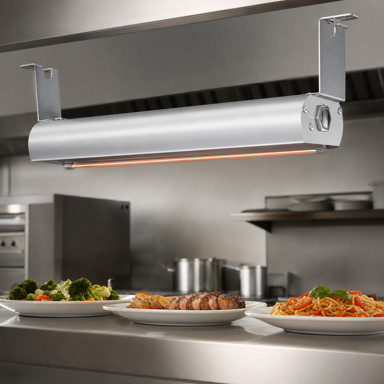 Product image #4 for Vollrath FC-4SH-48120-NA-SW 48-Inch Low Profile Unlighted Strip Heat Lamp with Aluminum Housing
