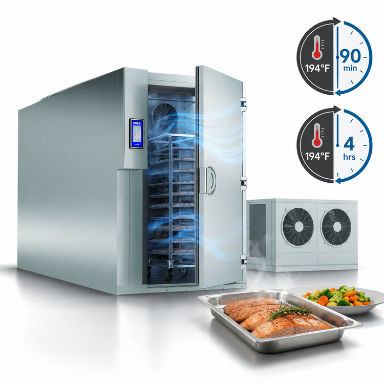 Product image #4 for MultiFresh MF 500.2 3T Roll-In Blast Chiller/Shock Freezer with Remote Air-Cooled Condensing Unit
