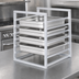 Thumbnail image #4 for Reach-In Aluminum End-Load Bun Pan & Steam Table Pan Rack, 4-Pan Capacity