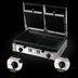 Thumbnail image #4 for Eurodib Double Countertop Panini Grill with Ribbed Cast Iron Plates, 208-240V