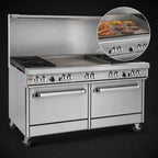 Thumbnail image #4 for Southbend (Middleby) Ultimate 4602CC-4T 60-Inch Commercial Gas Range with 2 Open Burners, 48-Inch Thermostatic Griddle and 2 Cabinets