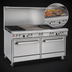 Thumbnail image #4 for Southbend Ultimate 60-Inch Gas Restaurant Range with 2 Open Burners, 48-Inch Griddle, and 2 Cabinets