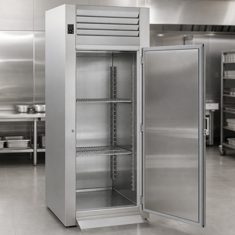 Product image #4 for Traulsen Spec-Line R-Series Remote Roll-In Freezer for 66" High Racks, One-Section, Full-Height Solid Door