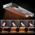 Thumbnail image #4 for Eagle RedHots 108-Inch Single Standard-Watt Lighted Rod-Type Strip Heat Lamp, 240V