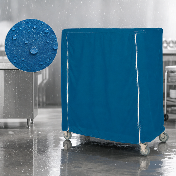 Product image #4 for Metro Waterproof Cart Cover for 48 x 18 x 62 Inch Queen Mary & Banquet Carts