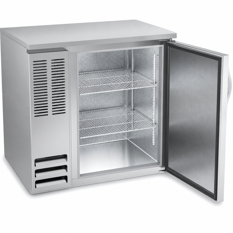 Product image #4 for Beverage-Air BB36HC-S 36-Inch Refrigerated Back Bar Storage Cabinet with Solid Door and Stainless Steel Top