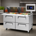 Thumbnail image #4 for Turbo Air Super Deluxe 60-Inch Two-Section Sandwich/Salad Mega Top Prep Table with 4 Drawers and 24-Pan Opening