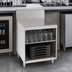 Thumbnail image #4 for Krowne Royal Series 24 x 24-Inch Underbar Multi-Use Glass Storage Unit with Drainboard Top
