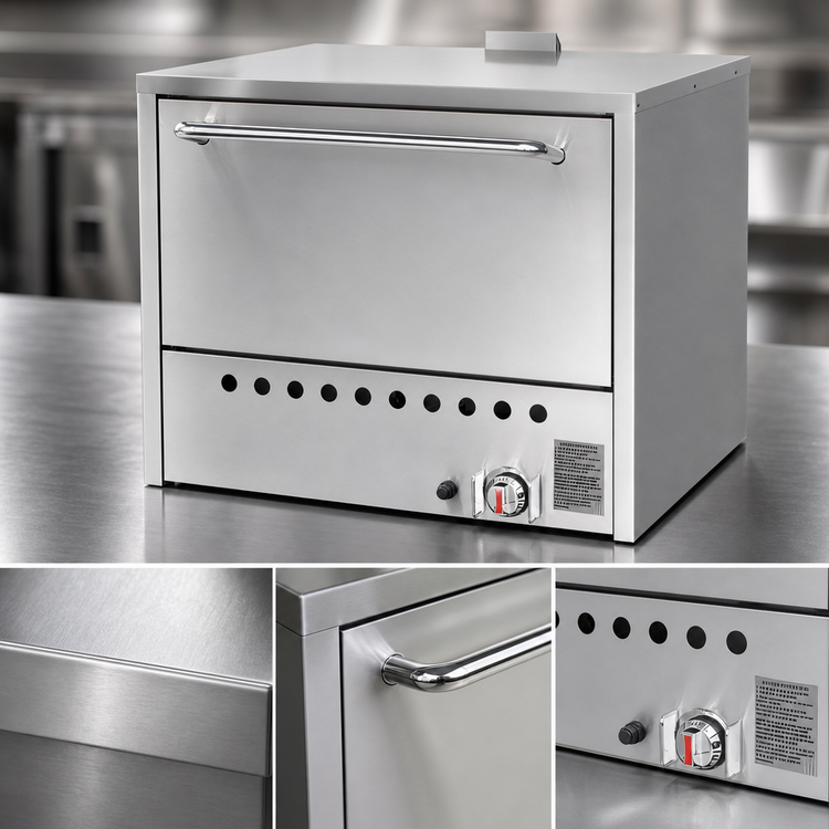 Product image #4 for Serv-Ware Two-Deck Countertop Liquid Propane Gas Pizza Oven