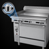 Thumbnail image #4 for Garland Cuisine 36-Inch Heavy Duty Gas Griddle Top Range with Convection Oven