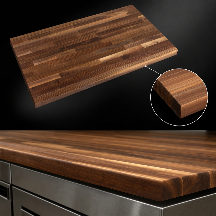 Product image #4 for Boos Block 72-Inch x 38-Inch American Black Walnut Kitchen Countertop