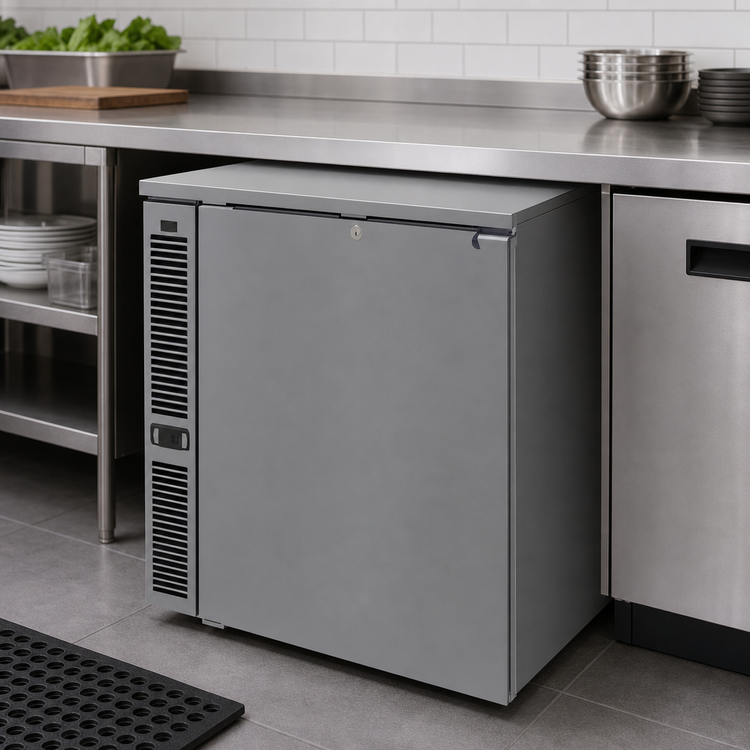 Product image #4 for Glastender One-Zone Side-Serviced Low-Profile Undercounter Cooler, 28 Inch Wide, 1 Section