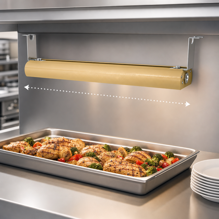 Product image #4 for Vollrath 30-Inch Low Profile Single Strip Heat Lamp, Unlighted, 208V