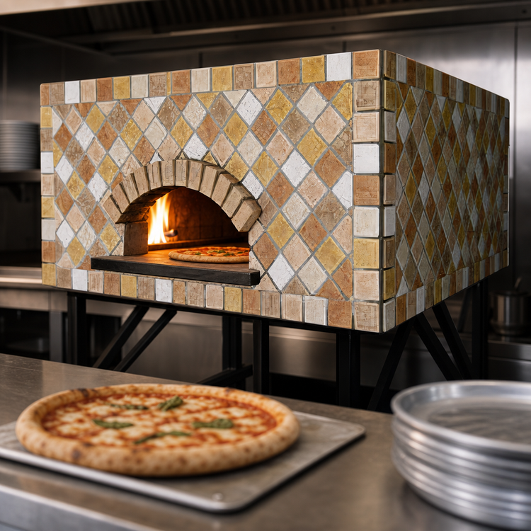 Product image #4 for Univex DOME59S Artisan Stone Hearth Gas Square Pizza Dome Oven, 13 x 12-Inch Pizzas