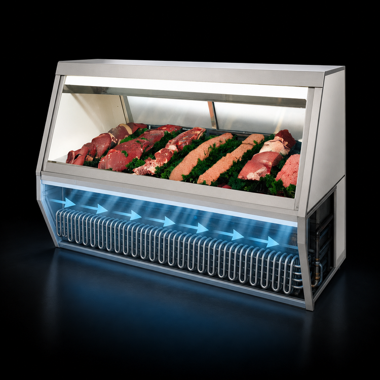 Product image #4 for Howard-McCray Red Meat Double Duty Service Case, 143-Inch Wide, Remote Refrigeration, LED Lighting